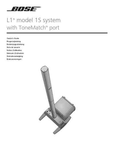 Download Bose L1 Model 1s Manual